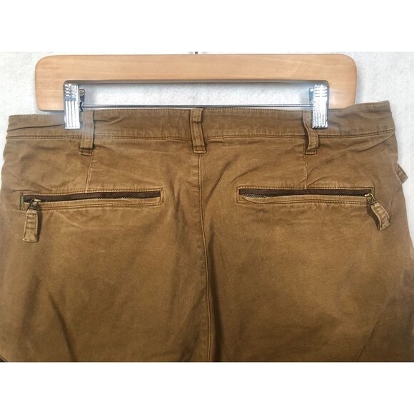 Orvis Cargo Shorts Utilitary Military Fishing Outdoors 2LM0 Tan Brown Men's 34 - Picture 3 of 9